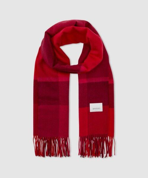 ANAYI / アナイ マフラー・ショール・スヌード・ストール | パネルチェックカシミヤストール | 詳細11