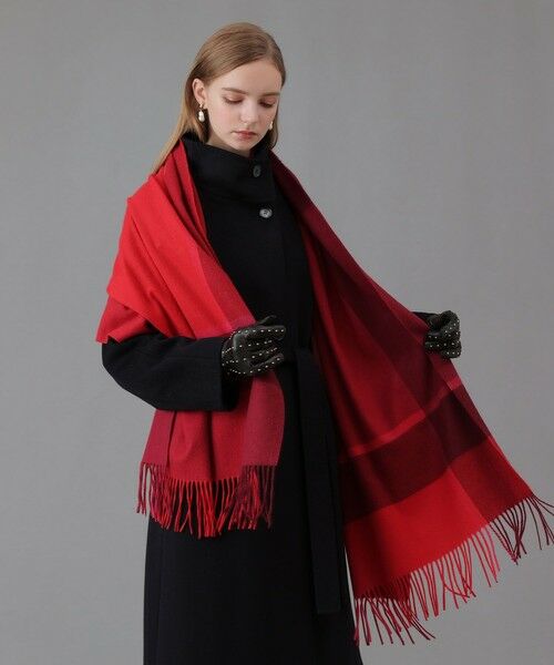 ANAYI / アナイ マフラー・ショール・スヌード・ストール | パネルチェックカシミヤストール | 詳細8