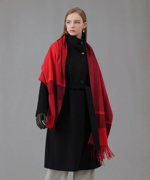 ANAYI / アナイ マフラー・ショール・スヌード・ストール | パネルチェックカシミヤストール | 詳細9