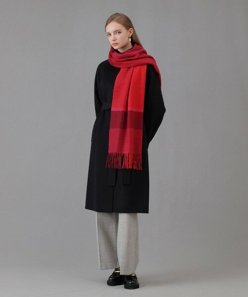 ANAYI / アナイ マフラー・ショール・スヌード・ストール | パネルチェックカシミヤストール | 詳細10