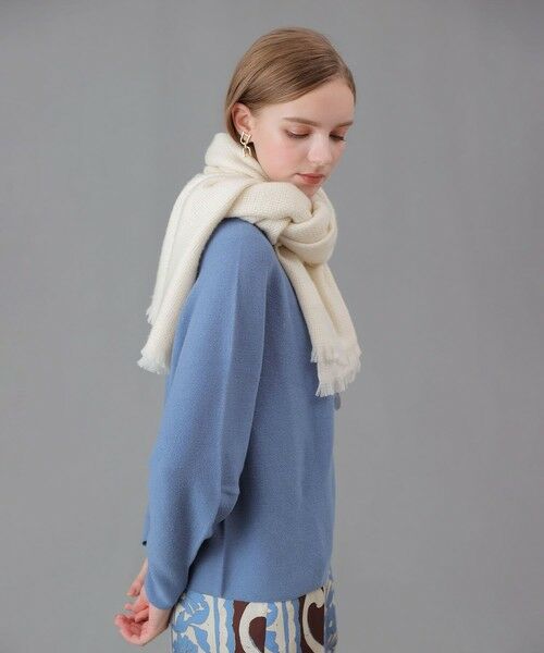 ANAYI / アナイ マフラー・ショール・スヌード・ストール | ウールカシミヤプリペラストール | 詳細2