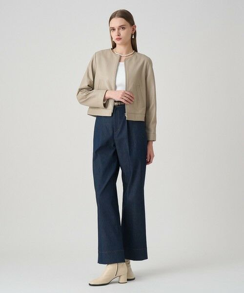 ANAYI / アナイ レザーブルゾン・ジャケット | ラムレザーファスナーブルゾン | 詳細4