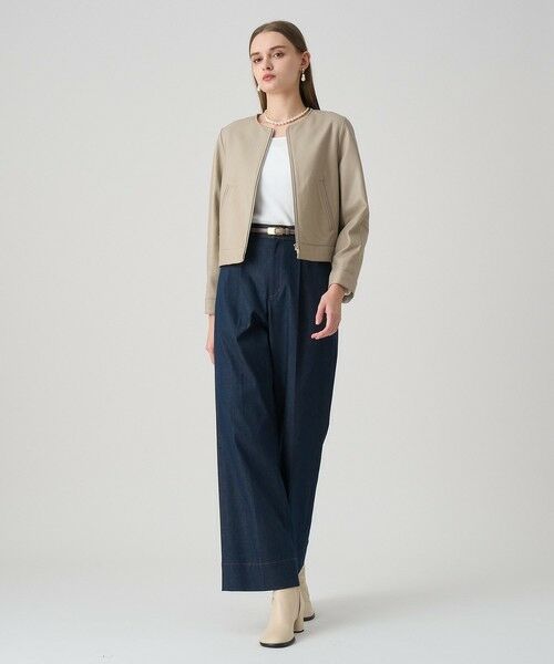 ANAYI / アナイ レザーブルゾン・ジャケット | ラムレザーファスナーブルゾン | 詳細5