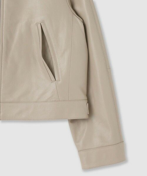 ANAYI / アナイ レザーブルゾン・ジャケット | ラムレザーファスナーブルゾン | 詳細9