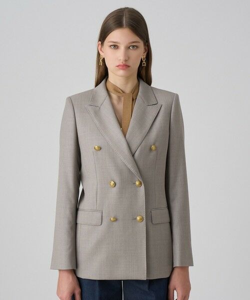 ANAYI / アナイ テーラードジャケット | 【セットアップ対応品番】ウールオックスダブルジャケット | 詳細1