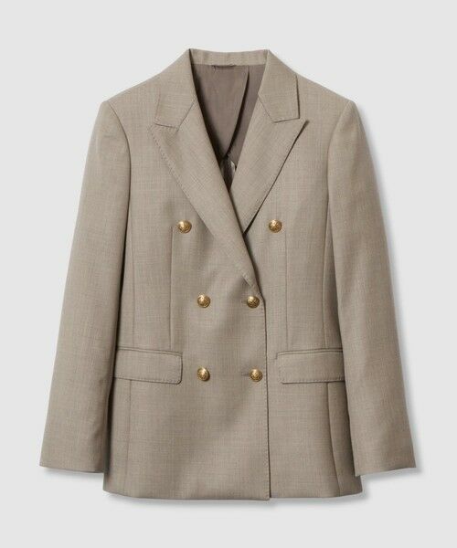 ANAYI / アナイ テーラードジャケット | 【セットアップ対応品番】ウールオックスダブルジャケット | 詳細9