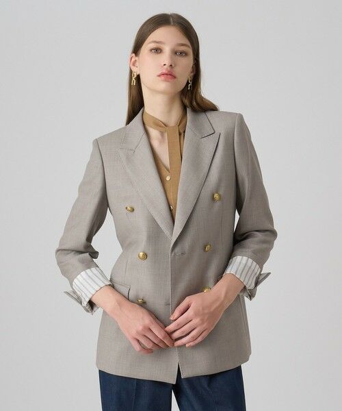 ANAYI / アナイ テーラードジャケット | 【セットアップ対応品番】ウールオックスダブルジャケット | 詳細4