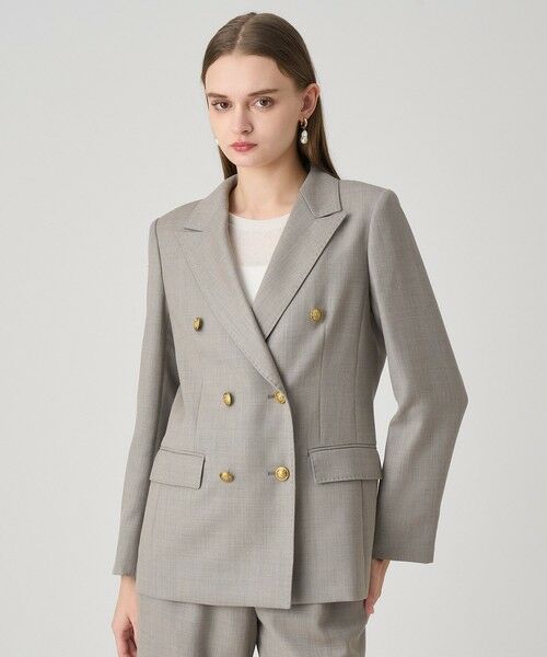 ANAYI / アナイ テーラードジャケット | 【セットアップ対応品番】ウールオックスダブルジャケット | 詳細5