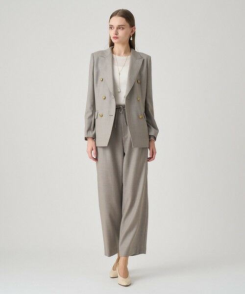 ANAYI / アナイ テーラードジャケット | 【セットアップ対応品番】ウールオックスダブルジャケット | 詳細8
