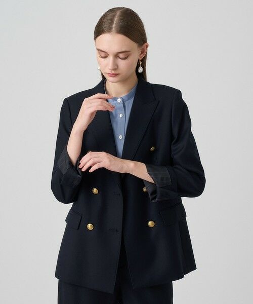 ANAYI / アナイ テーラードジャケット | 【セットアップ対応品番】ウールオックスダブルジャケット | 詳細19