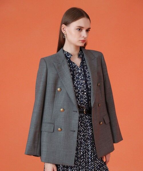 ANAYI / アナイ テーラードジャケット | 【セットアップ対応品番】ウールオックスダブルジャケット | 詳細28