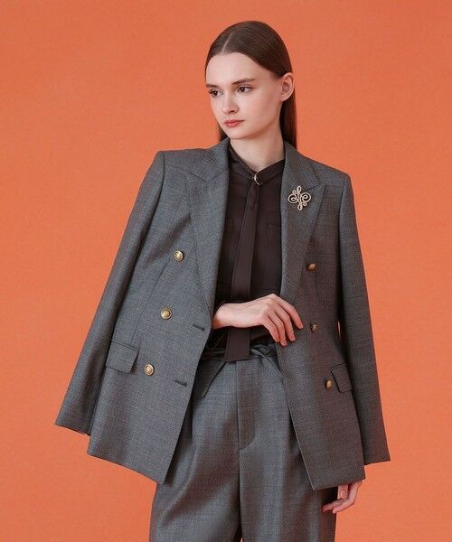 ANAYI / アナイ テーラードジャケット | 【セットアップ対応品番】ウールオックスダブルジャケット | 詳細29