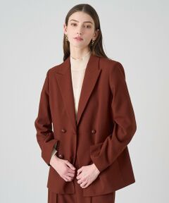ANAYI / アナイ テーラードジャケット | 【セットアップ対応商品】マットクロスピークドラペル ジャケット