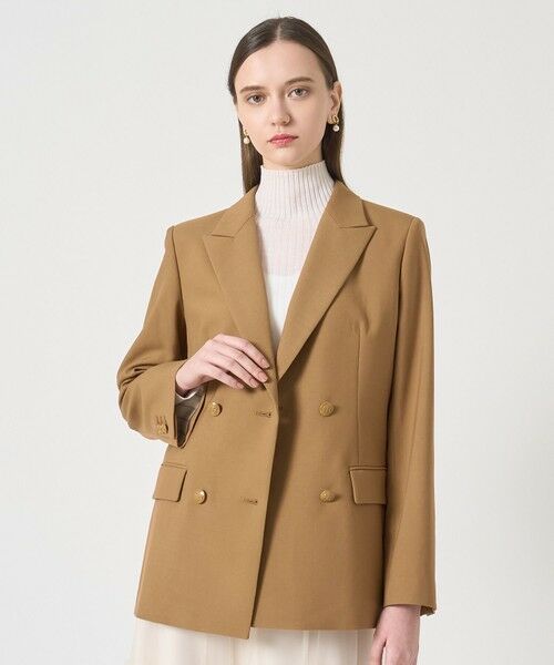 ANAYI / アナイ テーラードジャケット | 【セットアップ対応商品】マットクロスピークドラペル ジャケット | 詳細12