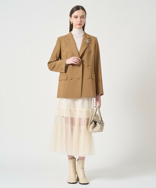 ANAYI / アナイ テーラードジャケット | 【セットアップ対応商品】マットクロスピークドラペル ジャケット | 詳細13