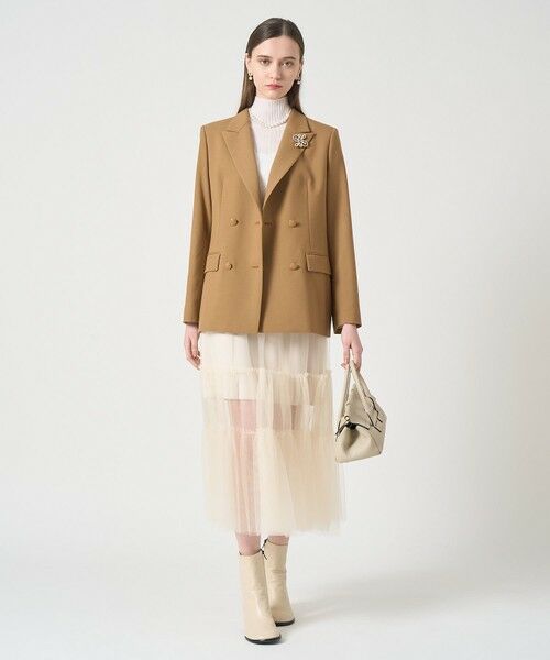 ANAYI / アナイ テーラードジャケット | 【セットアップ対応商品】マットクロスピークドラペル ジャケット | 詳細15