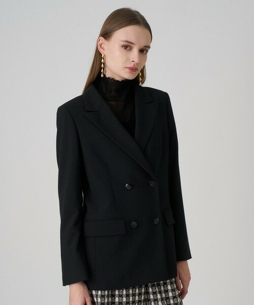 ANAYI / アナイ テーラードジャケット | 【セットアップ対応商品】マットクロスピークドラペル ジャケット | 詳細16
