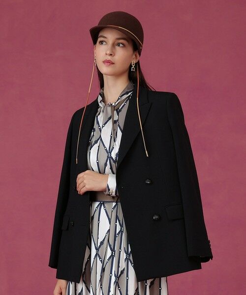 ANAYI / アナイ テーラードジャケット | 【セットアップ対応商品】マットクロスピークドラペル ジャケット | 詳細22