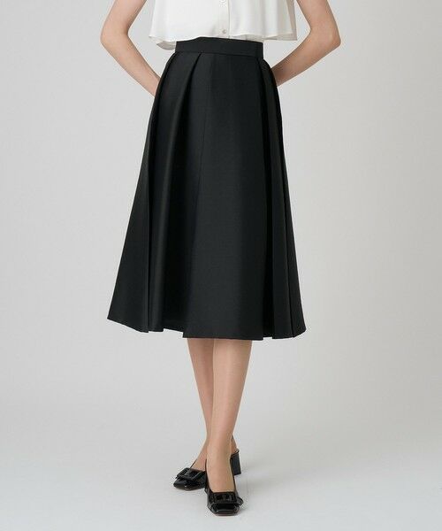 ANAYI / アナイ ミニ・ひざ丈スカート | ツイルタックプリーツフレア スカート | 詳細12