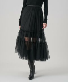 ANAYI / アナイ ロング・マキシ丈スカート | チュールティアード スカート