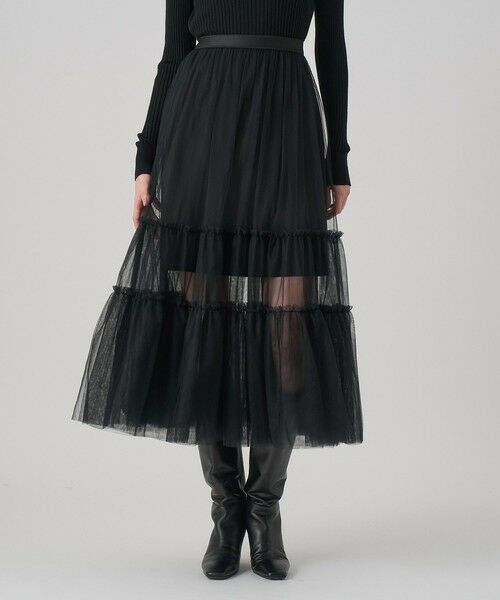 ANAYI / アナイ ロング・マキシ丈スカート | チュールティアード スカート | 詳細9