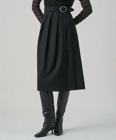 ANAYI / アナイ ロング・マキシ丈スカート | ソフトサキソニーアシメタックスカート