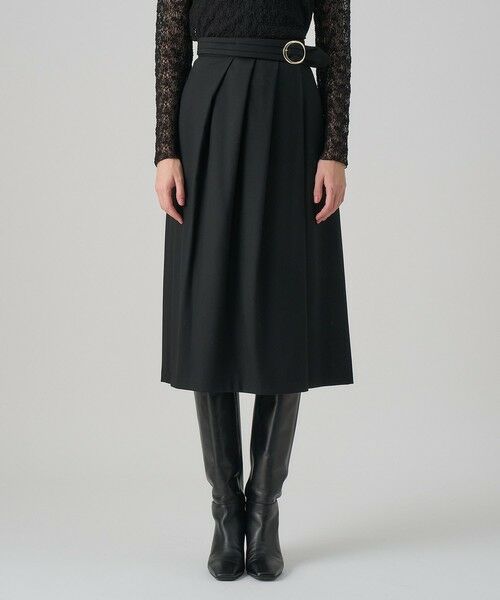 ANAYI / アナイ ロング・マキシ丈スカート | ソフトサキソニーアシメタックスカート | 詳細7