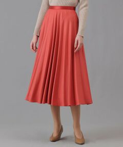 美品 45R ヒッコリー風呂敷のプリントスカート オレンジ系 サイズ3 美品 45R ヒッコリー風呂敷のプリントスカート オレンジ系 サイズ3