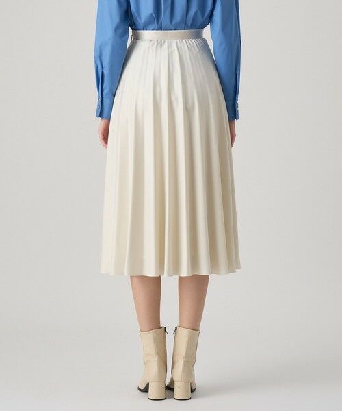 ANAYI / アナイ ロング・マキシ丈スカート | レザーライクサテンプリーツスカート | 詳細4
