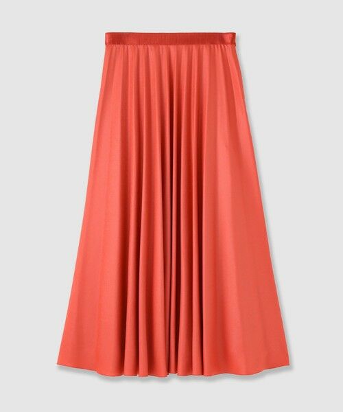 ANAYI / アナイ ロング・マキシ丈スカート | レザーライクサテンプリーツスカート | 詳細15