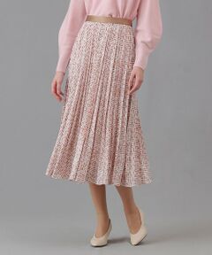 ANAYI / アナイ ロング・マキシ丈スカート | 【セットアップ対応商品】リッププリントプリーツ スカート