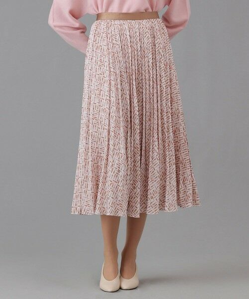 ANAYI / アナイ ロング・マキシ丈スカート | 【セットアップ対応商品】リッププリントプリーツ スカート | 詳細1