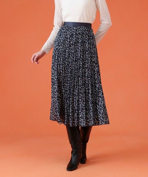 ANAYI / アナイ ロング・マキシ丈スカート | 【セットアップ対応商品】リッププリントプリーツ スカート | 詳細11