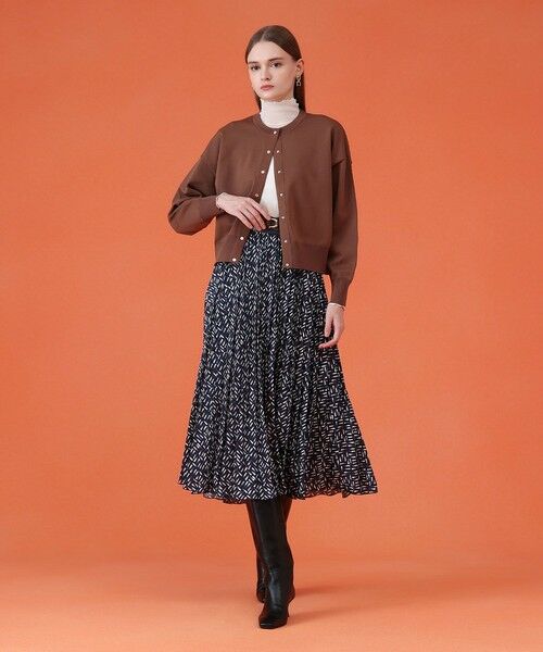 ANAYI / アナイ ロング・マキシ丈スカート | 【セットアップ対応商品】リッププリントプリーツ スカート | 詳細14