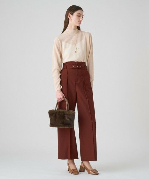 ANAYI / アナイ その他パンツ | マットクロスワイドパンツ | 詳細15