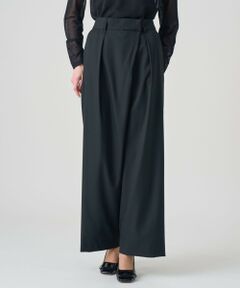 ANAYI / アナイ その他パンツ | ソフトサキソニーラップフウパンツ