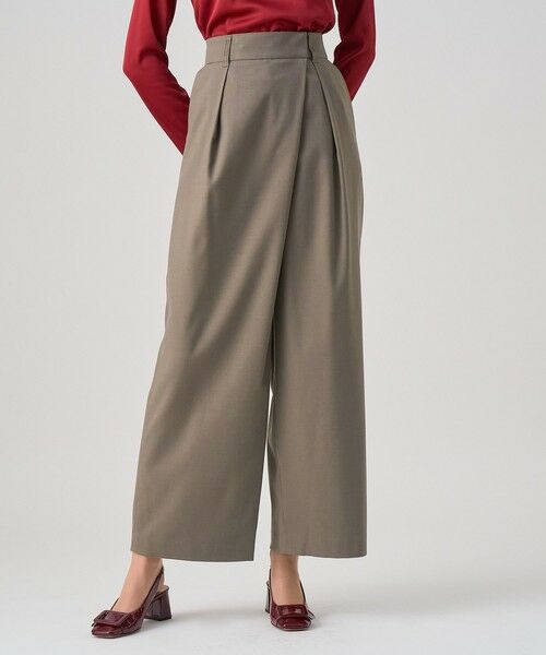 ANAYI / アナイ その他パンツ | ソフトサキソニーラップフウパンツ | 詳細4