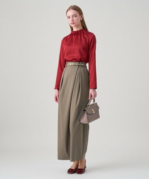 ANAYI / アナイ その他パンツ | ソフトサキソニーラップフウパンツ | 詳細6