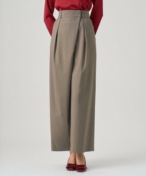 ANAYI/アナイ ソフトサキソニーラップフウパンツ mocha (85) 36 ANAYI/アナイ ソフトサキソニーラップフウパンツ mocha (85) 36