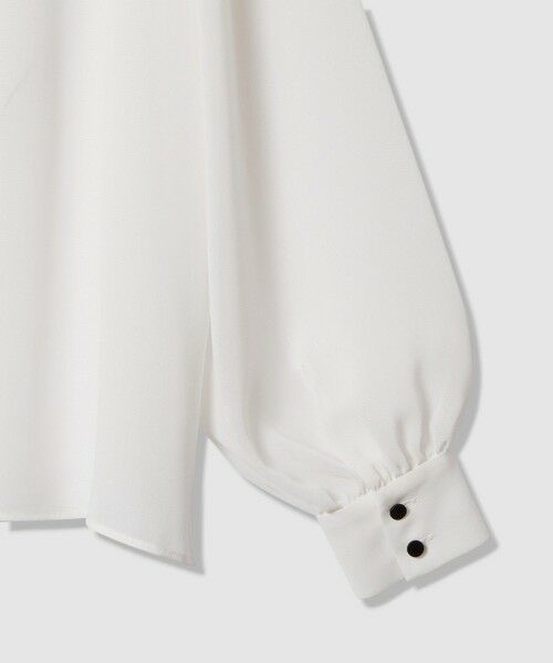 ANAYI / アナイ シャツ・ブラウス | ジョーゼットバイカラーラッフル ブラウス | 詳細7