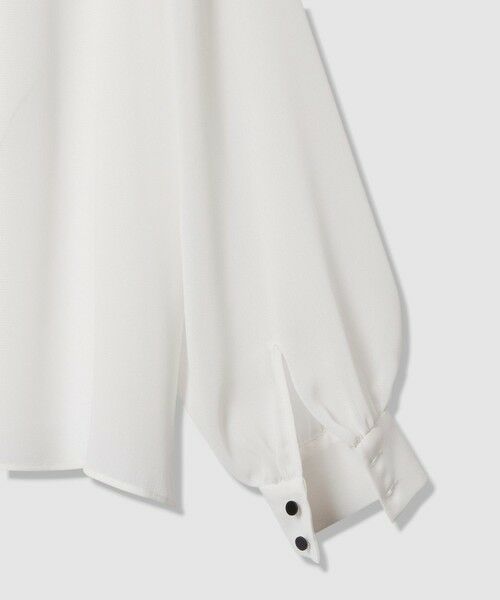 ANAYI / アナイ シャツ・ブラウス | ジョーゼットバイカラーラッフル ブラウス | 詳細8