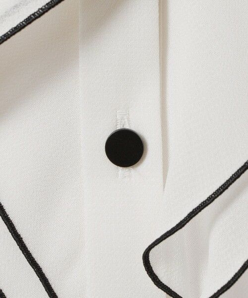 ANAYI / アナイ シャツ・ブラウス | ジョーゼットバイカラーラッフル ブラウス | 詳細13