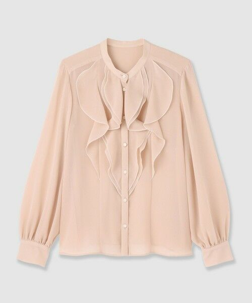 ANAYI / アナイ シャツ・ブラウス | ジョーゼットバイカラーラッフル ブラウス | 詳細16