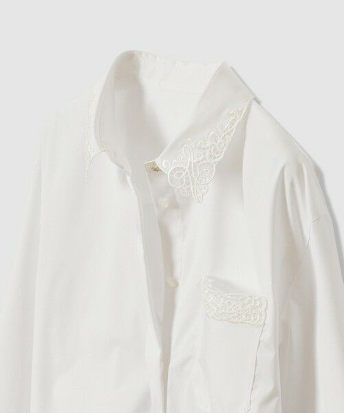 ANAYI / アナイ シャツ・ブラウス | エンブレム刺繍シャツ | 詳細10