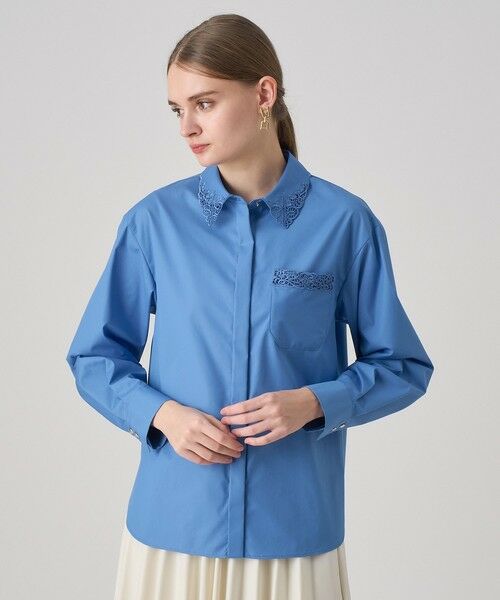 ANAYI / アナイ シャツ・ブラウス | エンブレム刺繍シャツ | 詳細15