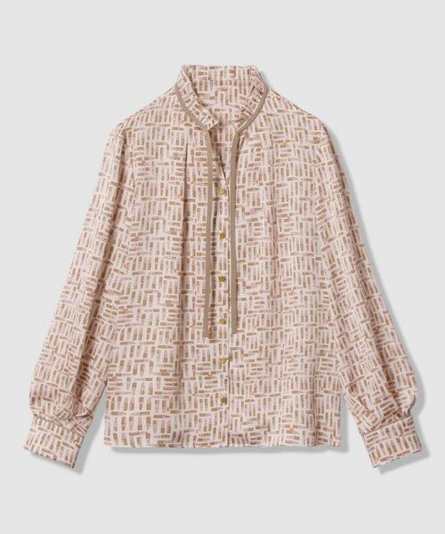 ANAYI / アナイ シャツ・ブラウス | 【セットアップ対応商品】リッププリントフリルネック ブラウス | 詳細5