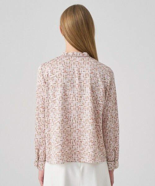 ANAYI / アナイ シャツ・ブラウス | 【セットアップ対応商品】リッププリントフリルネック ブラウス | 詳細3