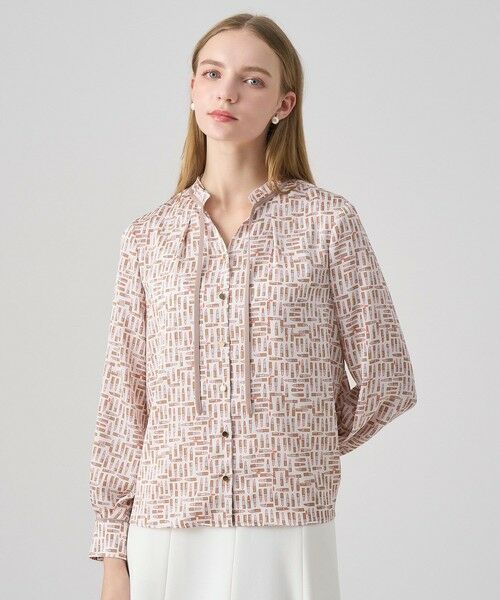 ANAYI / アナイ シャツ・ブラウス | 【セットアップ対応商品】リッププリントフリルネック ブラウス | 詳細4