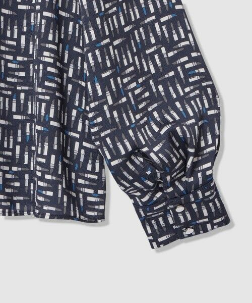 ANAYI / アナイ シャツ・ブラウス | 【セットアップ対応商品】リッププリントフリルネック ブラウス | 詳細18