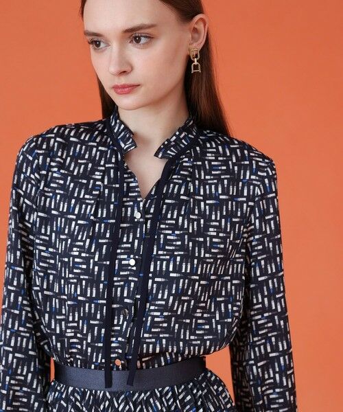 ANAYI / アナイ シャツ・ブラウス | 【セットアップ対応商品】リッププリントフリルネック ブラウス | 詳細10